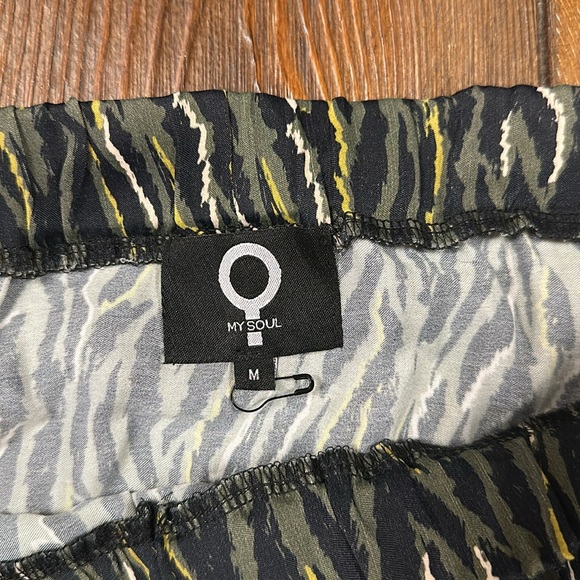 NWOT My Soul Animal Print Mini Skirt - Picture 5 of 7